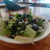Salad with sesame dressing at O'Kims in Honolulu