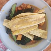 Chickpea curry at O'Kims in Honolulu