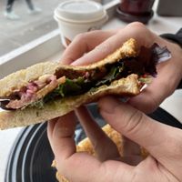Vegan sandwich  at Breakaway Cafe in Dover