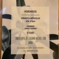 Hours at Arena Negra in Mazunte