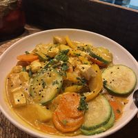Tofu Curry  at Arena Negra in Mazunte