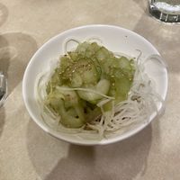 Marinated cucumbers   at Kyoto in Salt Lake City