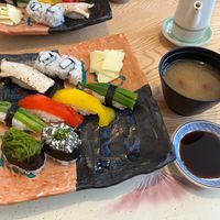 vegan sushi (December, 2023) at Sushi Takeda- 鮨処たけ田 in Ninohe