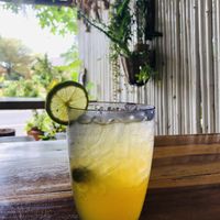 Passion fruit soda  at Home No.8 in Krabi