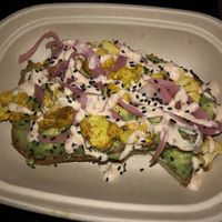 Spicy avocado toast at Ceremony Coffee Roasters in Annapolis
