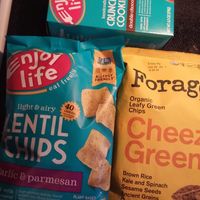 Some vegan snacks at Earth Origins Market in Port Charlotte