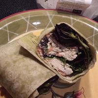 Garden tofu wrap from their deli case at Earth Origins Market in Port Charlotte