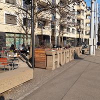Outdoor seating at Walter Buchmann - Hubertus in Zurich