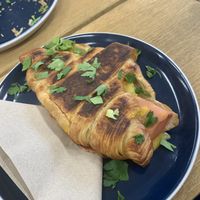 Vegan Ham & Cheese Croissant at Bird & Blend Tea Co in Worthing
