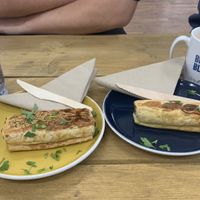 Sausage rolls at Bird & Blend Tea Co in Worthing