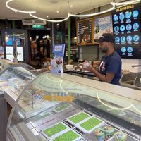 menu at Ben & Jerry's in London