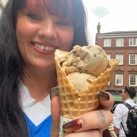 Cookie dough icecream at Ben & Jerry's in London