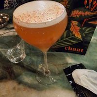 The Rajistar martini cocktail. at Chaat Indian Tapas & Lounge in West Kirby