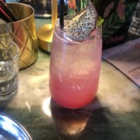 Dragon Fruit cooler  at Chaat Indian Tapas & Lounge in West Kirby