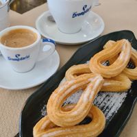 Chocolate & churros at Pasiones Bar  in Gijon
