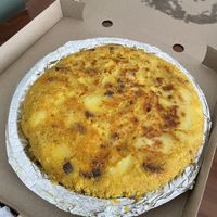 Tortilla de chorizo - amazing!  at Pasiones Bar  in Gijon