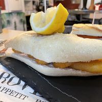No-calamari sandwichh  at Pasiones Bar  in Gijon