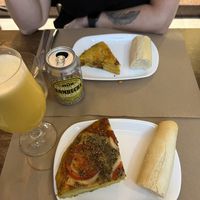Tortillas "chorizo” & ”napolitana”  at Pasiones Bar  in Gijon
