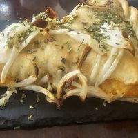Cheese and onion pie at Pasiones Bar  in Gijon