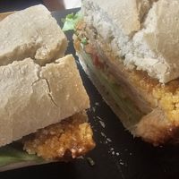 Milanese sandwich at Pasiones Bar  in Gijon