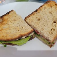 Veggie sandwich at Bread + Roses in Hyannis