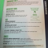 Menu at Anne&Max in Apeldoorn