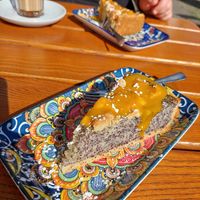 vegan poppy seed cake at Cafe MUSTI in Erfurt