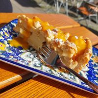 vegan apple cake at Cafe MUSTI in Erfurt