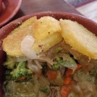 Legumes no forno (detalhe) at Restaurante Maria Rita in Mirandela