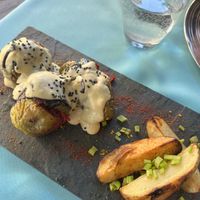 Stuffed chillies, (spicy!!!)  at TANTRA in Salta