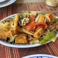 Tofu Ginger Stir Fry  at Sawasdee in Soquel