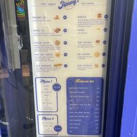 Menu  at Jimmy's Street Food in Paris