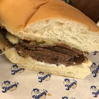 philly cheese sandwich  at Jimmy's Street Food in Paris