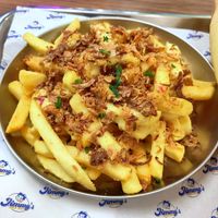 Loaded fries at Jimmy's Street Food in Paris
