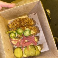 Tenders with some toppings  at Jimmy's Street Food in Paris