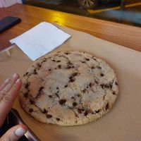 Giant cookie at Jimmy's Street Food in Paris