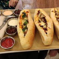 Sub sandwich at Jimmy's Street Food in Paris