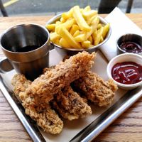Tenders + Fries + Coffee at Jimmy's Street Food in Paris