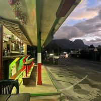   at Allo Pizza in Moorea