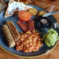 Vegan Grande breakfast at Cafe Natura in Scunthorpe