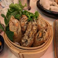 Fried rolls with fresh herbs at Bep Chay in Toulouse