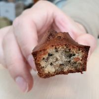 Earl Grey tea financier - inside at Godny Cafe in Seoul