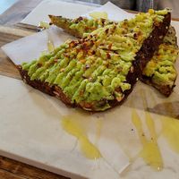 Avocado toast  at Winnie's in Bridgeport