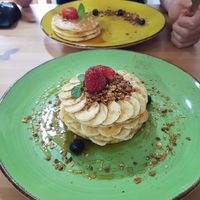 Specify that you want vegan pancakes! at 100 Culpa in Porto