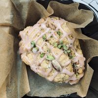 Pistachio-Rose scone at Dulce Vegan Bakery and Cafe in Atlanta