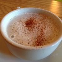 chai latte at Dulce Vegan Bakery and Cafe in Atlanta