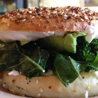 breakfast sandwich  at Dulce Vegan Bakery and Cafe in Atlanta