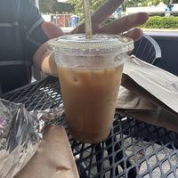 Iced latte   at Dulce Vegan Bakery and Cafe in Atlanta