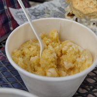 Cheesy Grits at Dulce Vegan Bakery and Cafe in Atlanta