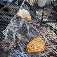 Lemon and sesame tahini caramel scones at Dulce Vegan Bakery and Cafe in Atlanta